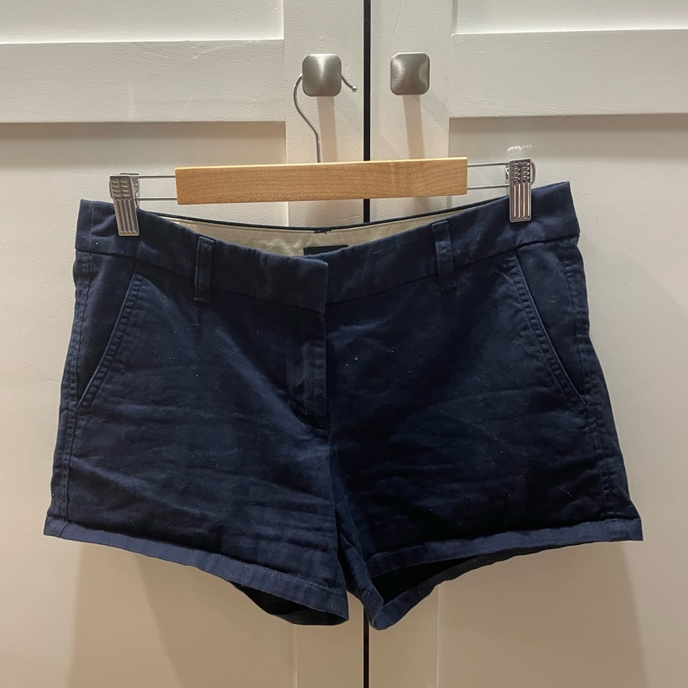 J Crew Chino Shorts in navy